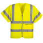 C372 hi vis short sleeve vest