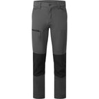 Grey and black pants on a white background