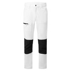 White pants on a white background