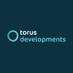 Torus Developments logo on a dark blue background