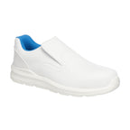 portwest white slip on safety trainer