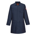 portwest navy lab coat