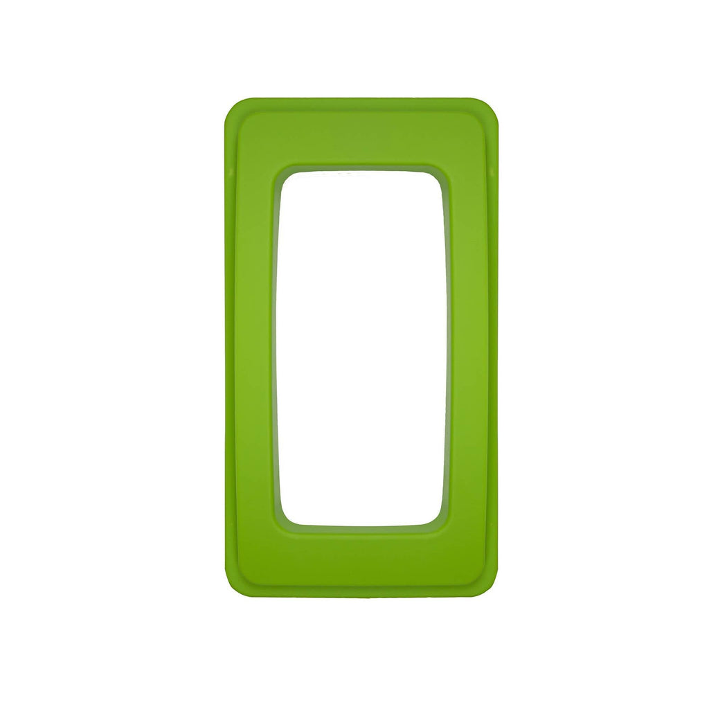 Light green recycling bin lid