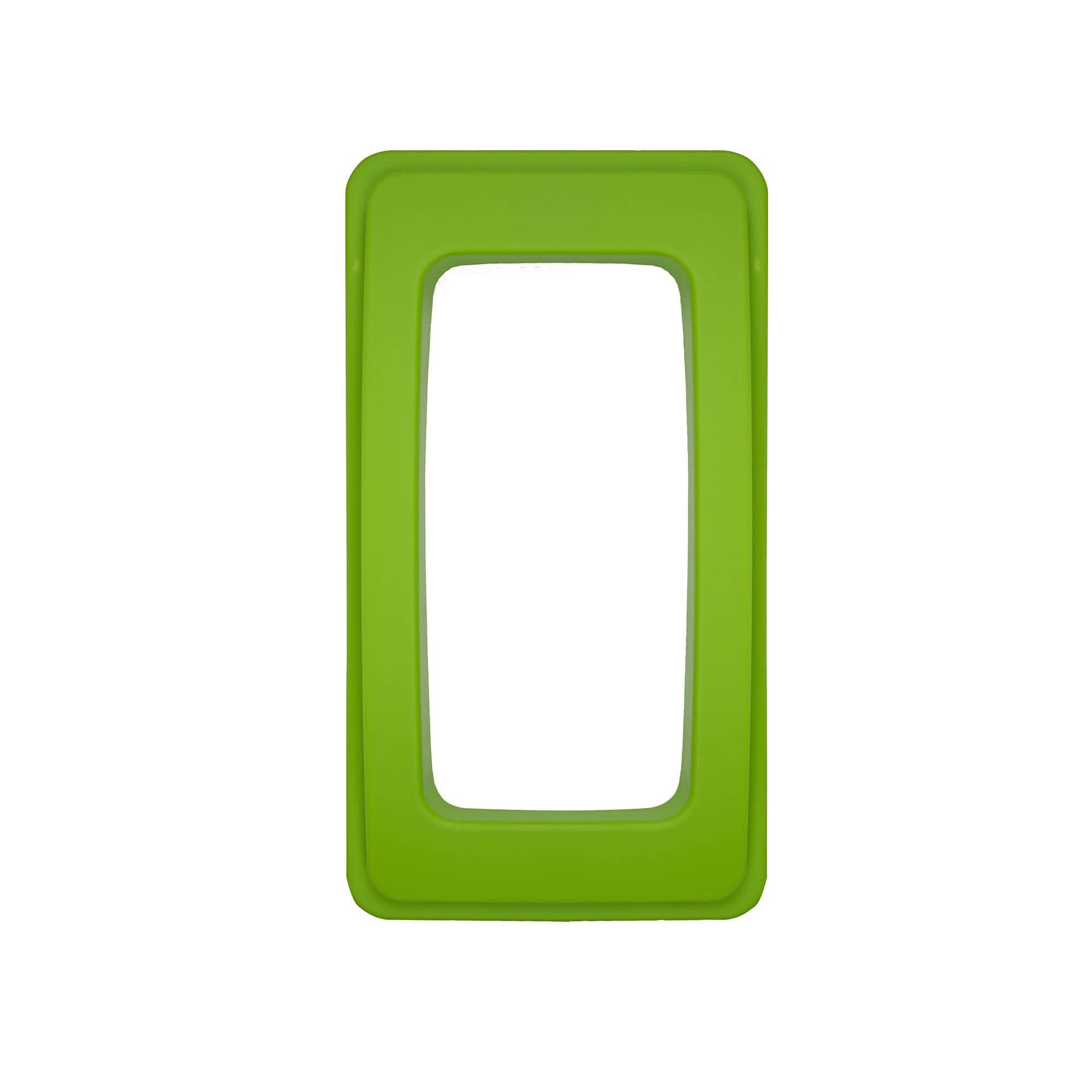 Light green recycling bin lid