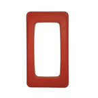 Red recycling bin lid 