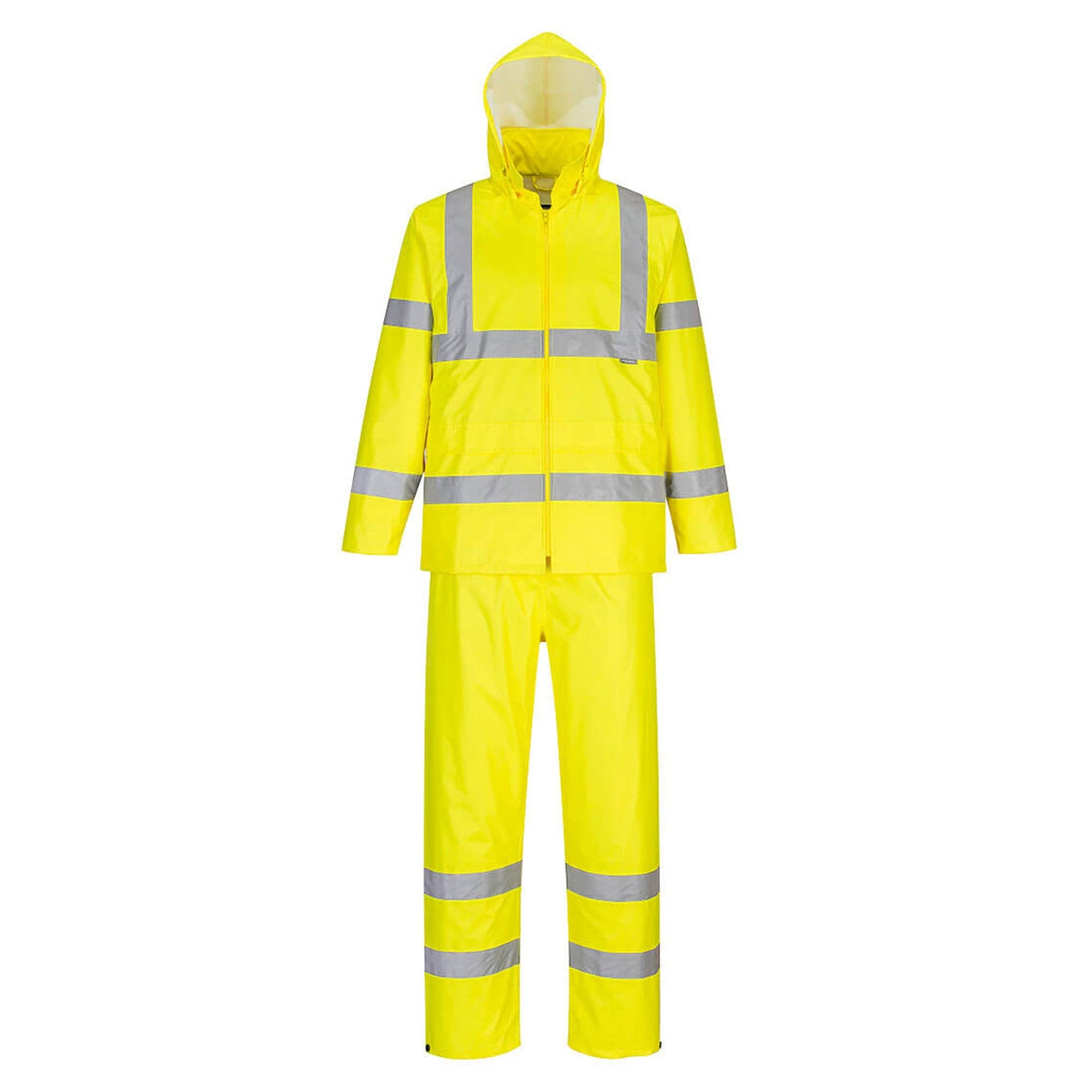 yellow packaway rain suit
