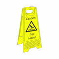 trip hazard caution sign