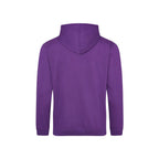 Purple hoodie on a white background