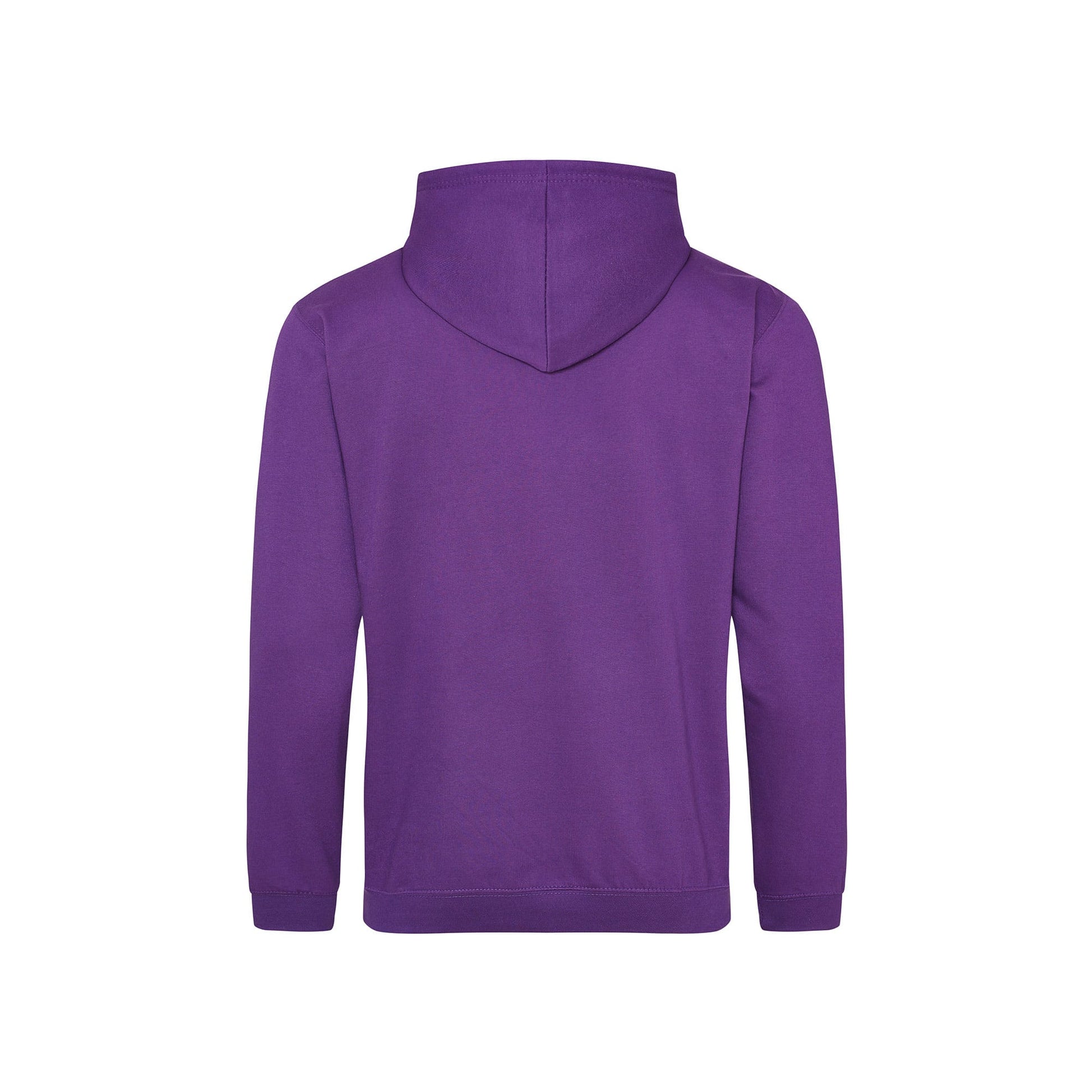 Purple hoodie on a white background