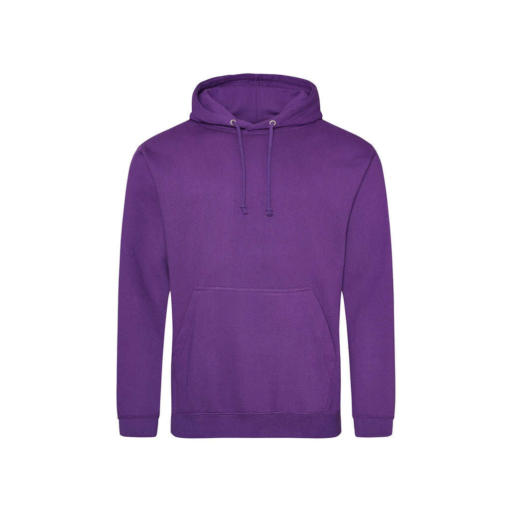 Purple hoodie on a white background