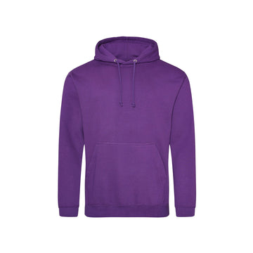Purple hoodie on a white background