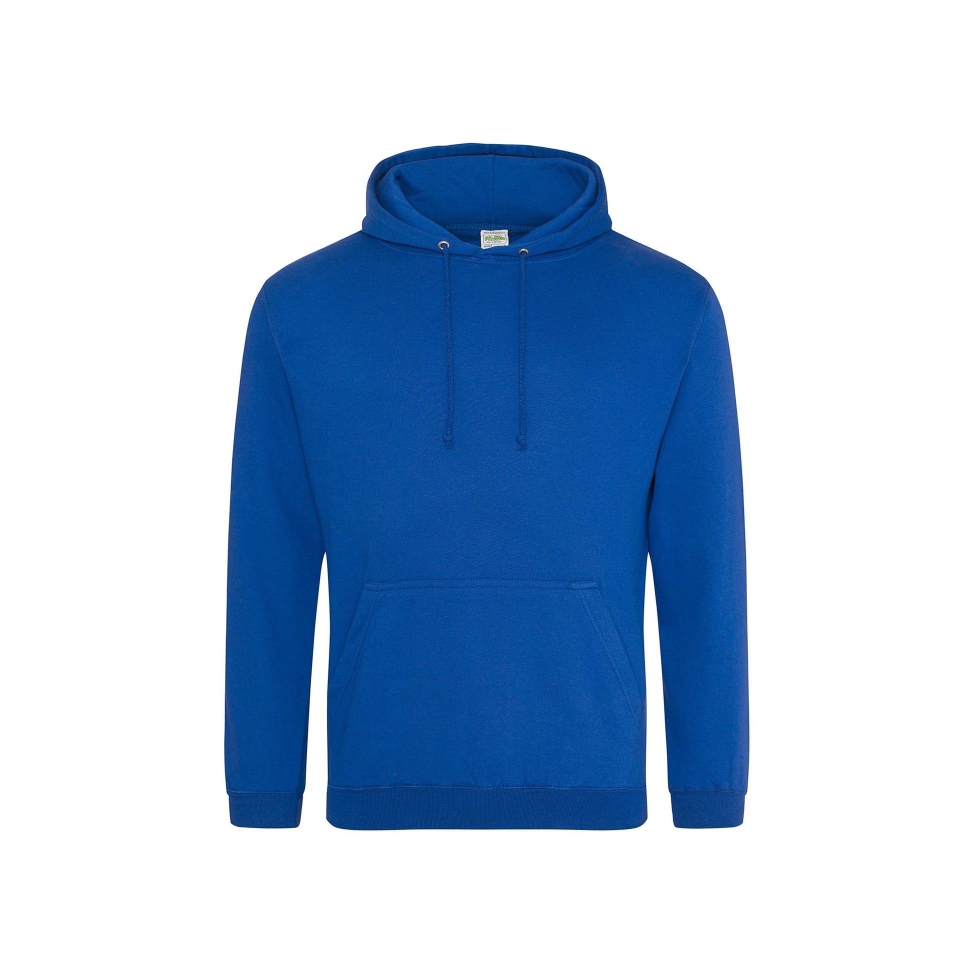 Blue hoodie on a white background