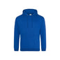 Blue hoodie on a white background