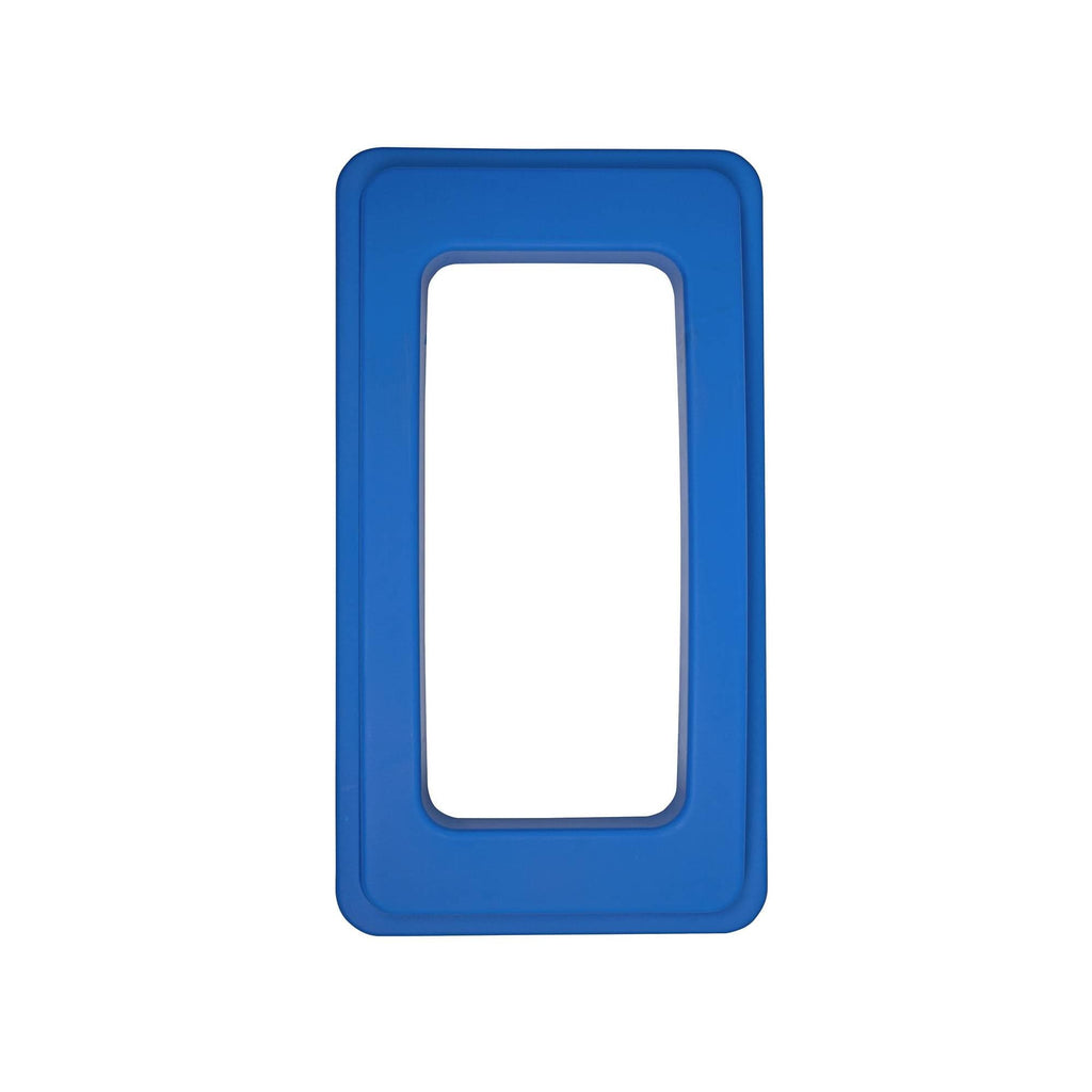 Blue recycling bin lid