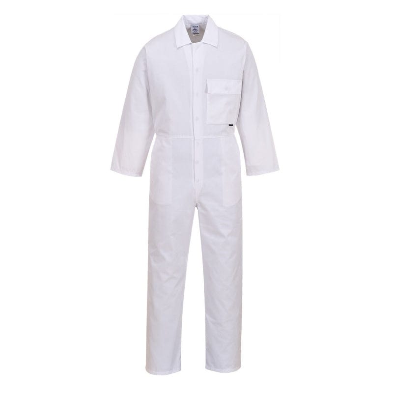 white portwest 2802 overall
