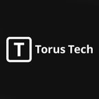White Torus Tech logo on a black background
