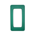 Teal recycling bin lid 
