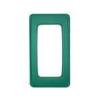 Teal recycling bin lid 