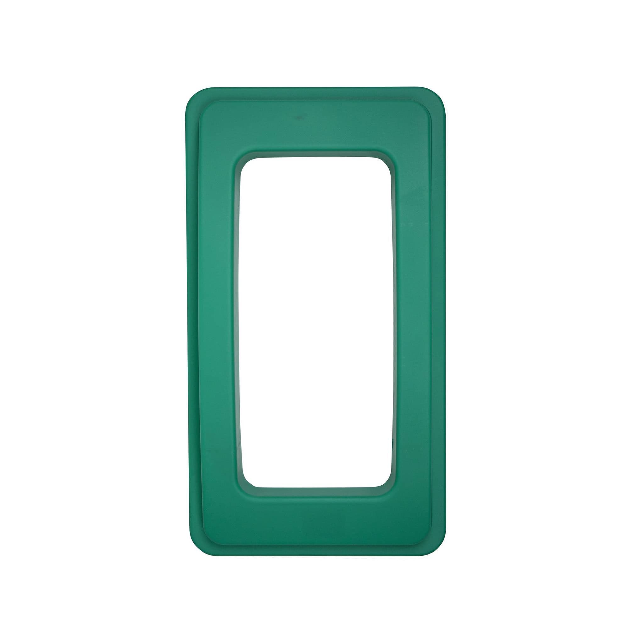 Teal recycling bin lid 