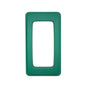 Teal recycling bin lid 
