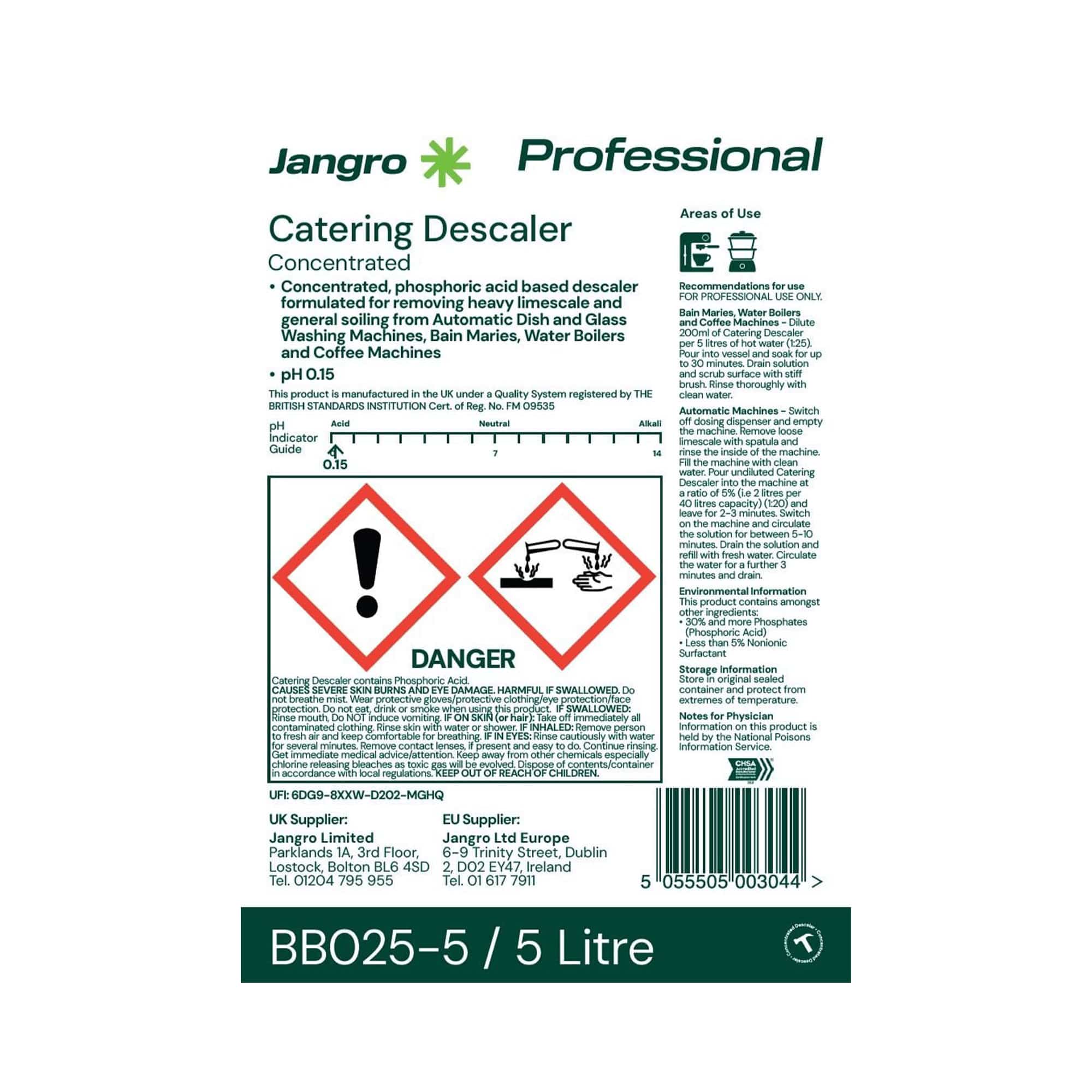 Jangro Catering Descaler 2x5L