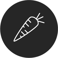 carrot icon for allotment growing