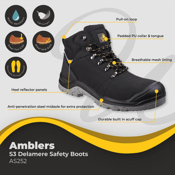 Amblers Delamere Safety Boot S3 AS252
