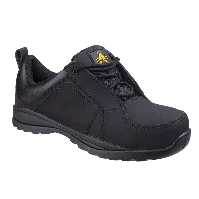 amblers ladies s1p src black safety trainer fs59c