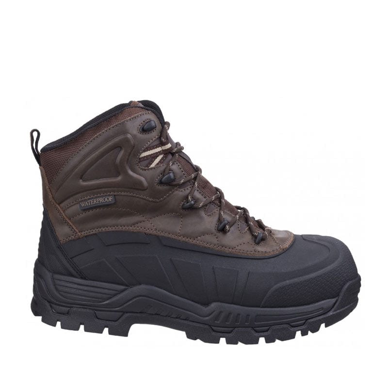 amblers roca brown safety boots