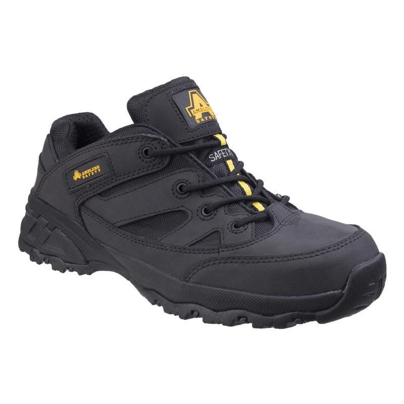 amblers s1p safety trainers black fs68c