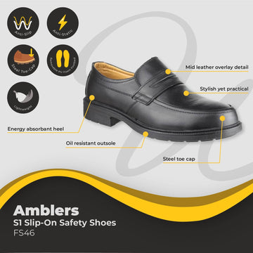 Amblers Slip-On Safety Shoe S1 FS46