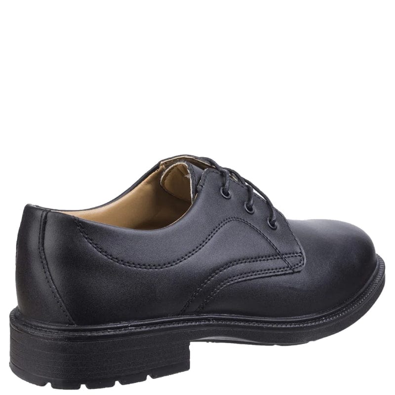 amblers smart black safety shoe s1p fs45 back view