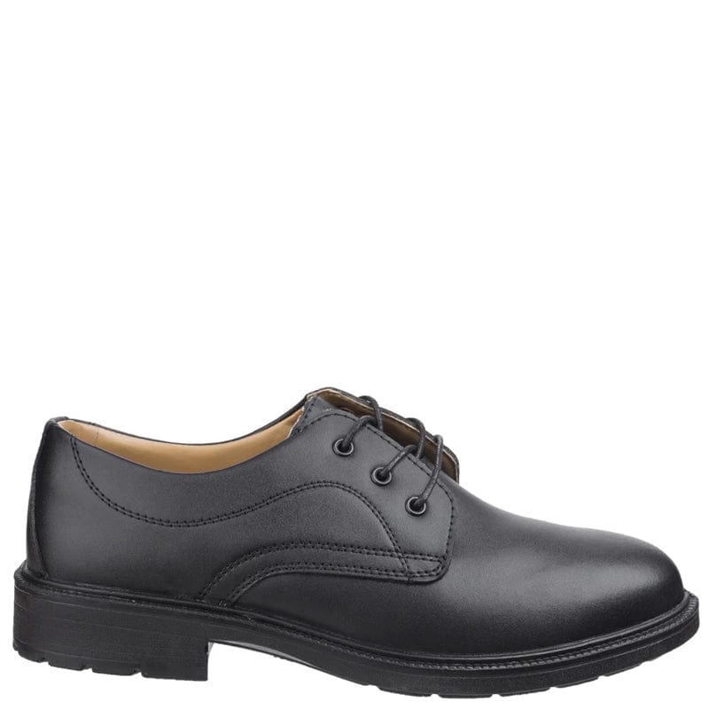 amblers smart black safety shoe s1p fs45 side view