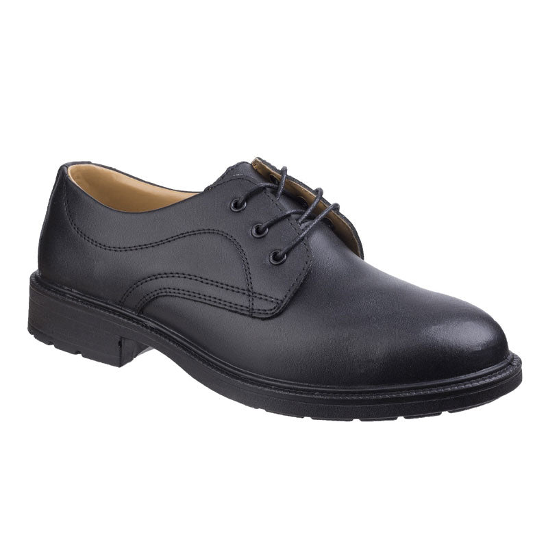 amblers smart black safety shoe s1p fs45