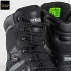 apache combat waterproof safety boot cordura side panels