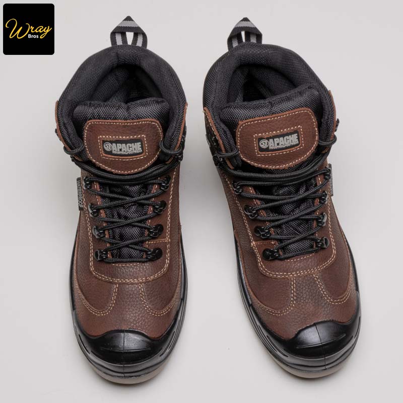 apache ranger safety boot s3 brown breathable liner