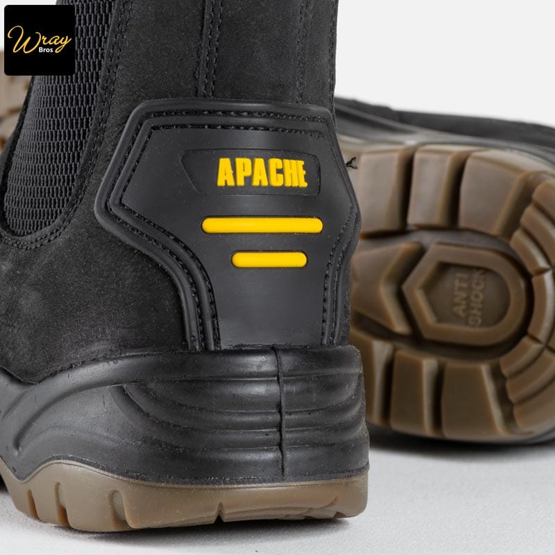 apache safety work boot ap714sm heel steel midsole