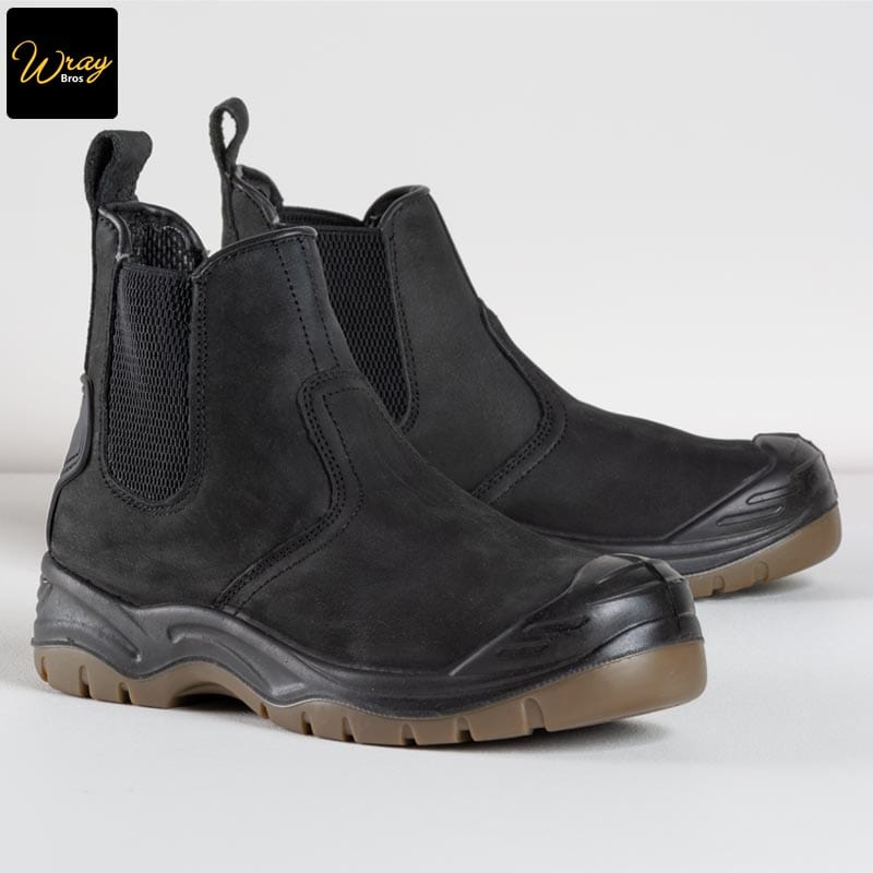 apache safety work boot ap714sm water resistant leather pair