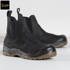 apache safety work boot ap714sm water resistant leather pair