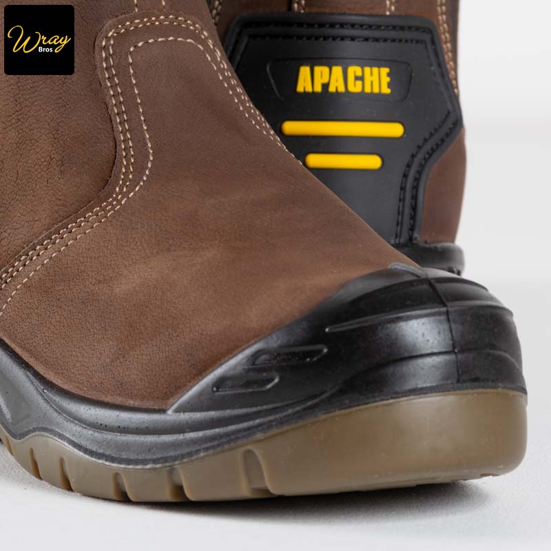 apache safety work boot ap715sm dual density pu