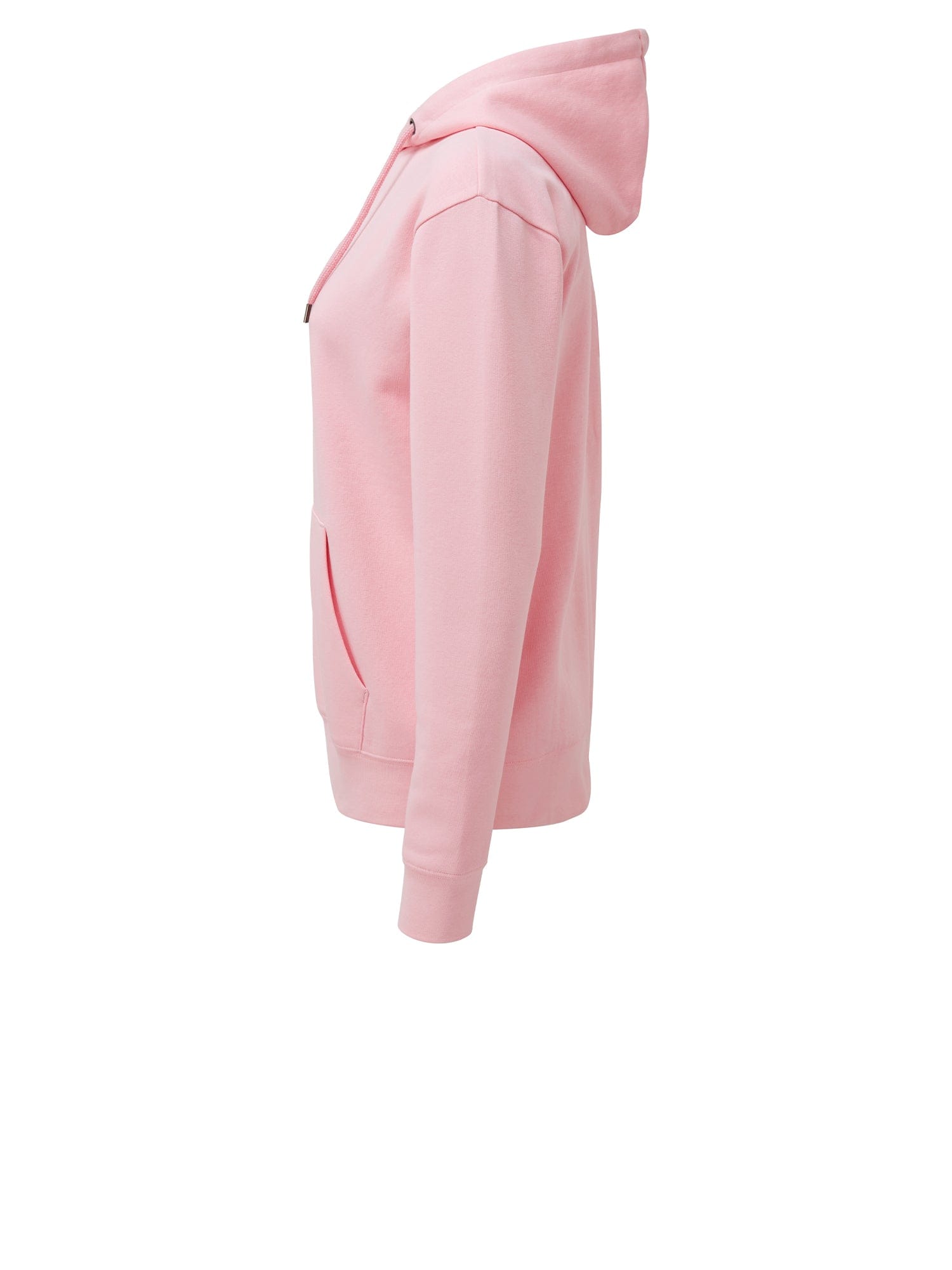 asquith   fox womens zip organic hoodie aq081 pink side view