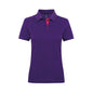 asquith fox womens contrast polo aq022 purple pink