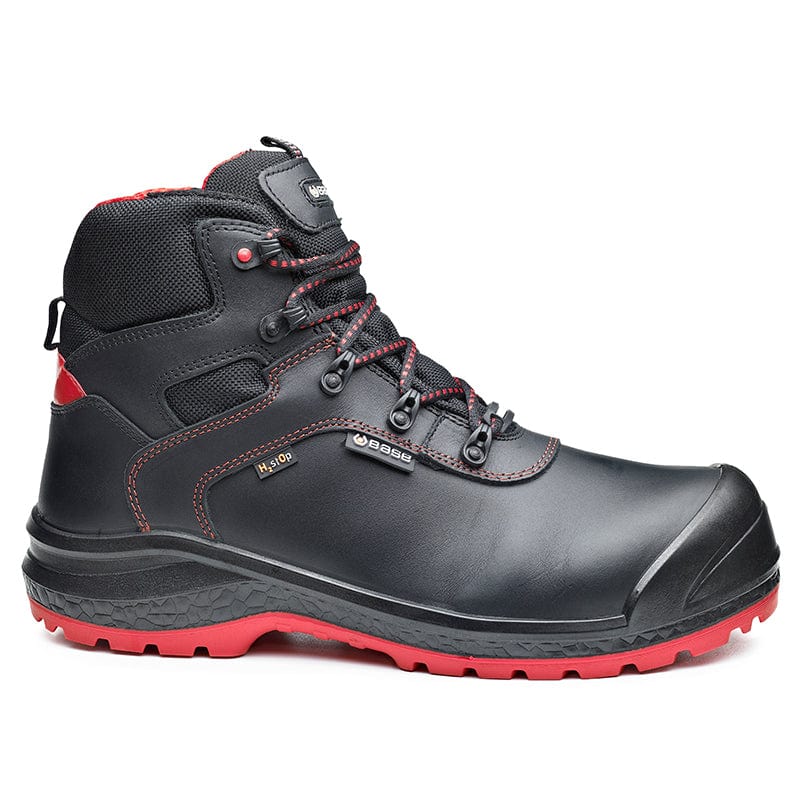 base be dry s3 black safety boots red sole