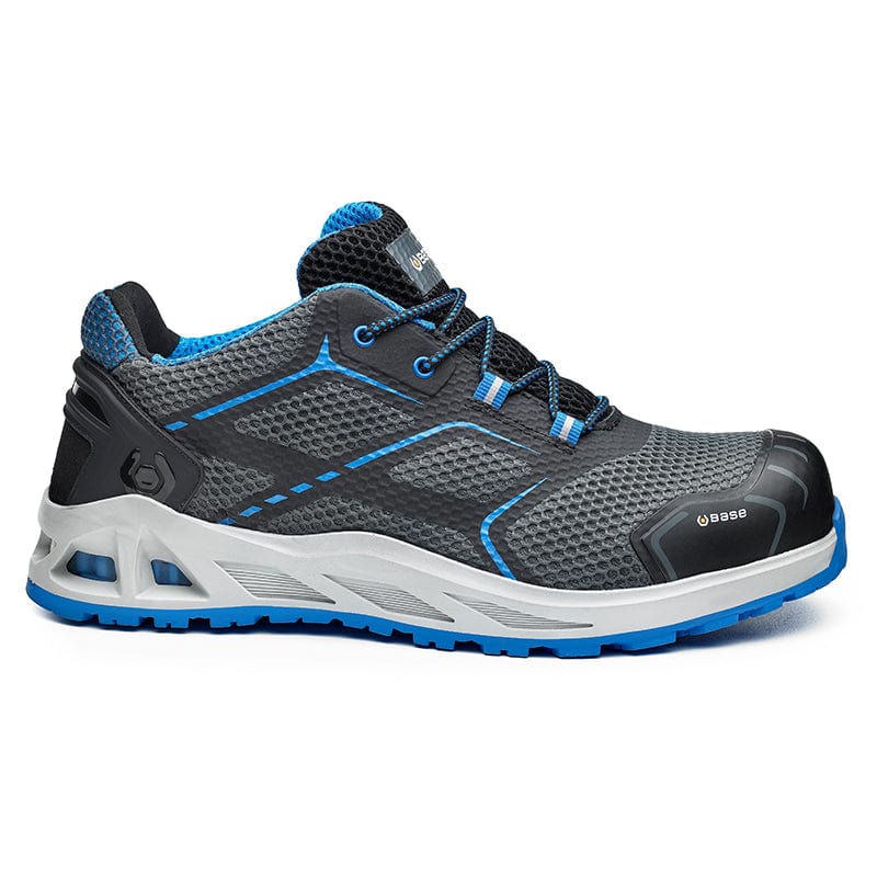 base k step kaptiv s1p safety trainers b1004 grey blue stock