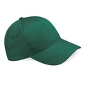 beechfield ultimate 5 panel baseball cap bc015 bottle green