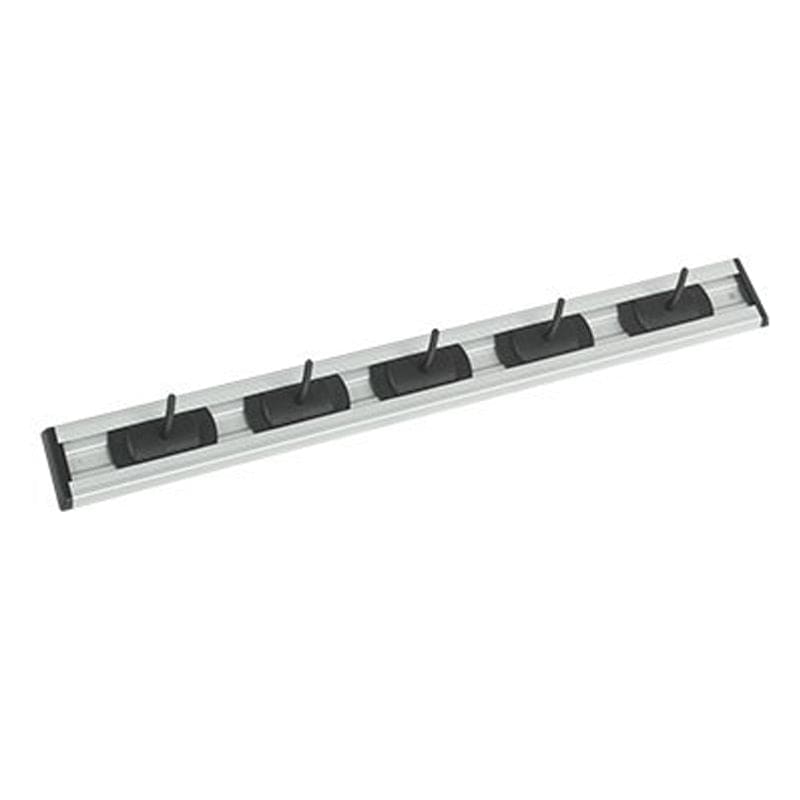 black aluminium hanging rail hooks