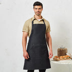 black modern demin bar apron pr126 model