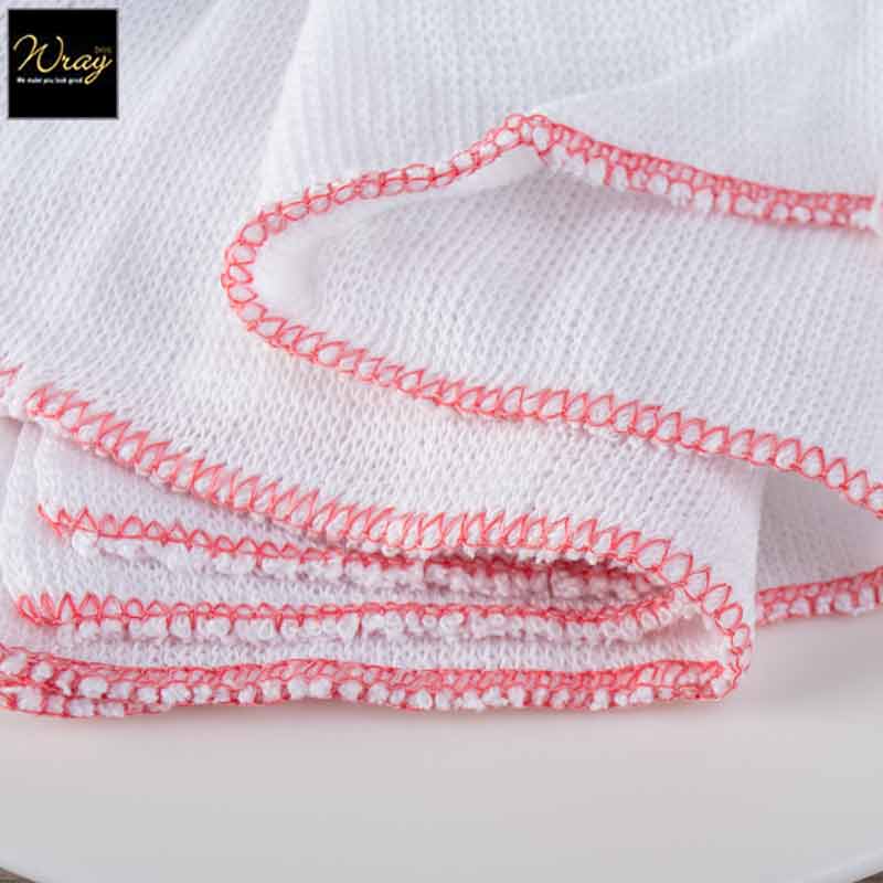 bleached white dishcloth