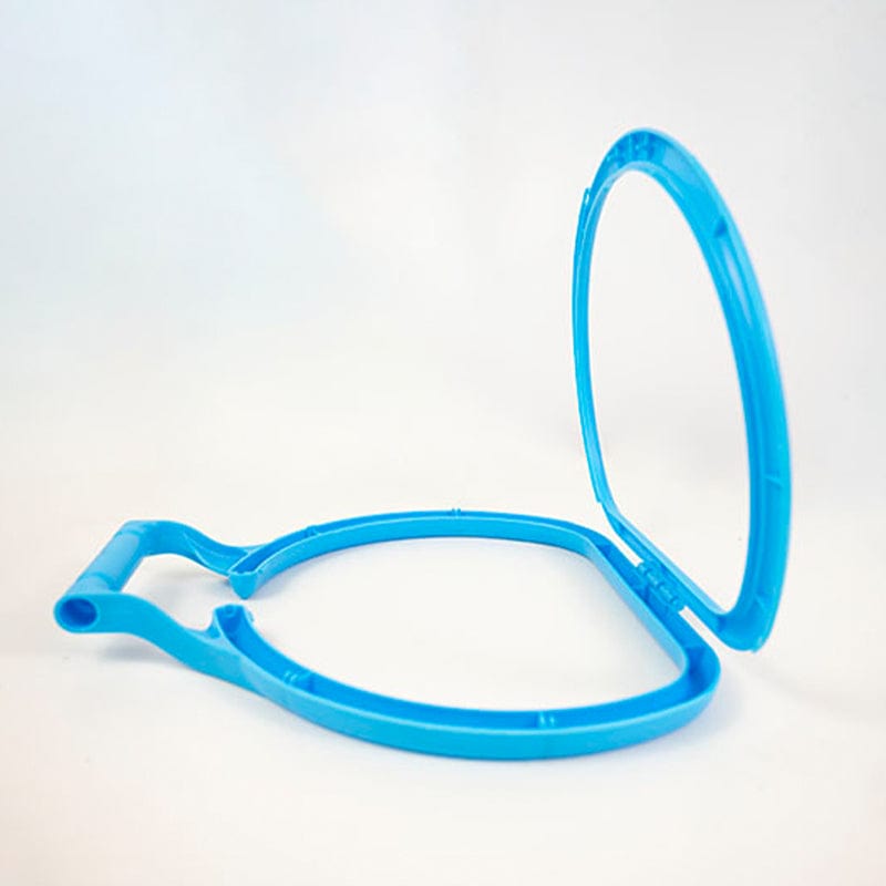 blue refuse bag hoop
