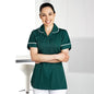 bottle green r2 female healthcare tunic